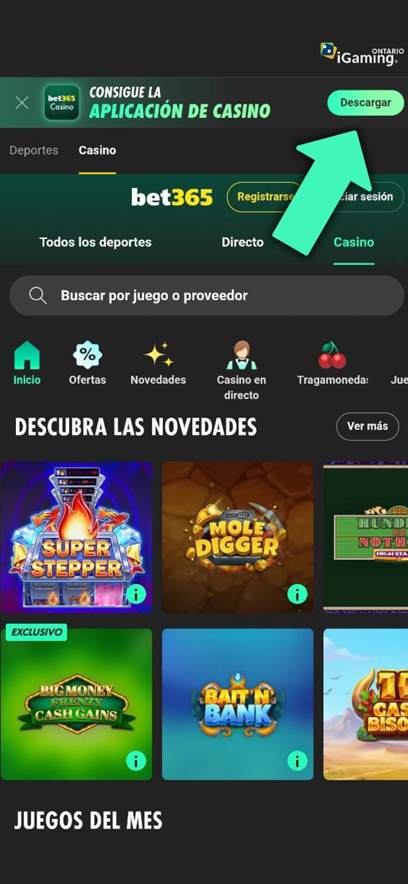 Inicia la descarga.